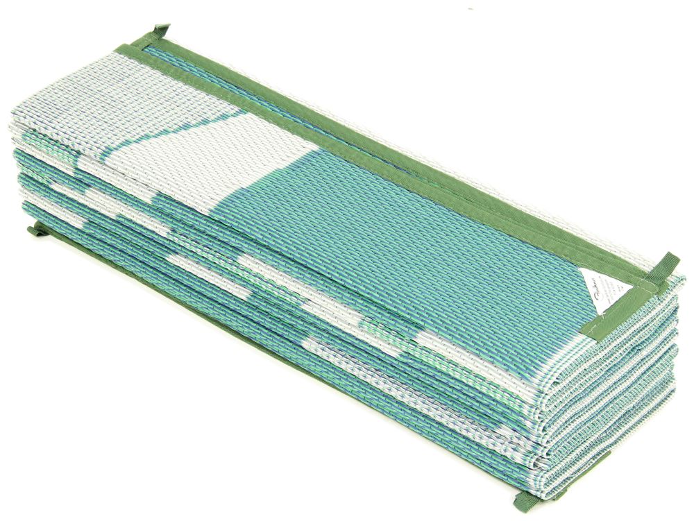 Faulkner RV Mat - Summer Waves - Green and Blue - 8' x 20