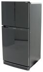 Furrion Arctic RV Refrigerator w/ Freezer - 8 cu ft - 12V - Black Glass Front - Right Opening Doors