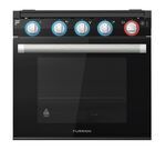 Furrion Propane RV Range w/ Glass Cover - 3 Burners - Black