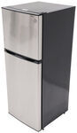 GE Appliances RV Refrigerator with Top Freezer - 9.8 Cu. Ft. - 12V - Stainless - Right Opening Door