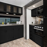 Revive RV Cabinet Kit w/ Sequoia Handles - 75' Roll - Matte Black Vinyl and Handles