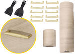 Revive RV Cabinet Kit w/ Tahoe Handles - 75' Roll - Blonde Walnut/Gold Satin Handles