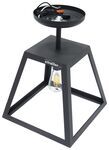 Gustafson 12V RV LED Ceiling Light w/ Open Frame - 12" Tall - Textured Black