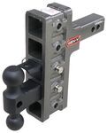 Gen-Y Adjustable 2-Ball Mount w/ Stacked Receivers - 2" Hitch - 7-1/2" Drop - 10K