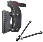 Gen-Y Torsion Weight Distribution Shank - 2-1/2" Hitches - 15" Drop - 2,400 TW