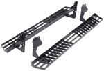 Gen-Y Hitch Running Boards w/ Custom Installation Kit - 6" Wide - Black Steel