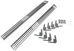 Gen-Y Hitch Running Boards w/ Custom Installation Kit - 6" Wide - Black Steel