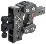 Gen-Y Torsion 2-Ball Mount w/ Stacked Receivers - 2-1/2" Hitch - 7-1/2" Drop/Rise - 10K