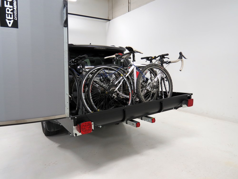 enclosed trailer bike rack
