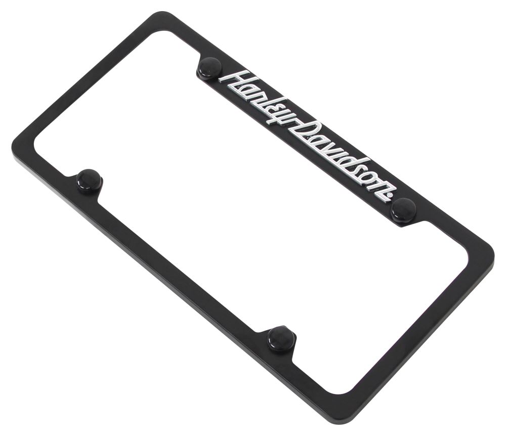 HarleyDavidson Contemporary License Plate Frame Touring Script Top