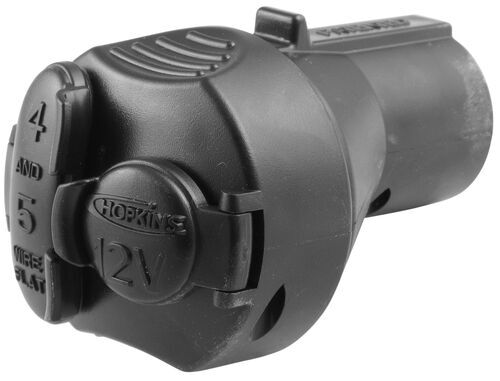 7 Pin Trailer Connector >> Hopkins Multi-Tow Trailer Connector Adapter - 7-Way to 5-Wire Flat/4-Wire Flat and 12-V Power ... 7 Pin Trailer Connector >> Hopkins Multi-Tow Trailer Connector Adapter - 7-Way to 5-Wire Flat/4-Wire Flat and 12-V Power ...