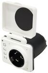 Hughes Autoformers Safe View Smart Power Inlet - 50 Amp - LED - White