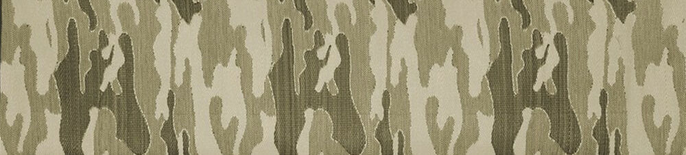 Close up of camo print.