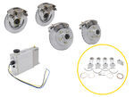 Hydrastar Disc Brake Kit w/ Actuator for Tandem Axle Trailers - 10" Rotor - 5 on 4-1/2 - 3.5K