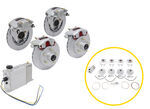 Hydrastar Disc Brake Kit w/ Actuator for Tandem Axle Trailers - 10" Rotor - 5 on 4-1/2 - 3.5K