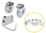 Hydrastar Disc Brake Kit w/ Actuator for Single Axle Trailers - Slip On Rotor - 6 on 5-1/2 - 6K