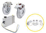 Hydrastar Disc Brake Kit w/ Actuator for Single Axle Trailers - Slip On Rotor - 5 on 4-1/2 - 3.5K