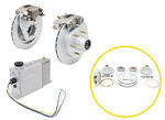 Hydrastar Disc Brake Kit w/ Actuator for Single Axle Trailers - 12" Rotor - 6 on 5-1/2 - 6K