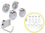 Hydrastar Disc Brake Kit w/ Actuator for Tandem Axle Trailers - Slip On Rotor - 5 on 4-1/2 - 3.5K