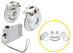 Hydrastar Disc Brake Kit w/ Actuator for Single Axle Trailers - Slip On Rotor - 6 on 5-1/2 - 6K