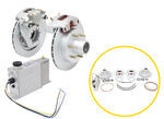 Hydrastar Disc Brake Kit w/ Actuator for Single Axle Trailers - 12" Rotor - 6 on 5-1/2 - 6K