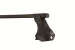 Inno Square Bar Roof Rack for Rain Gutters - Black - Steel - Qty 2