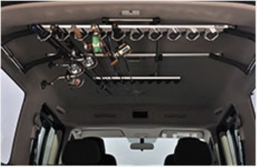 Inno Fishing Rod Holder - Roof Mount - Clamp Style - 8 