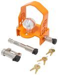 InfiniteRule Trailer Coupler Lock Kit - 1-7/8, 2, and 2-5/16 Couplers w/ Hitch Lock & Coupler Lock