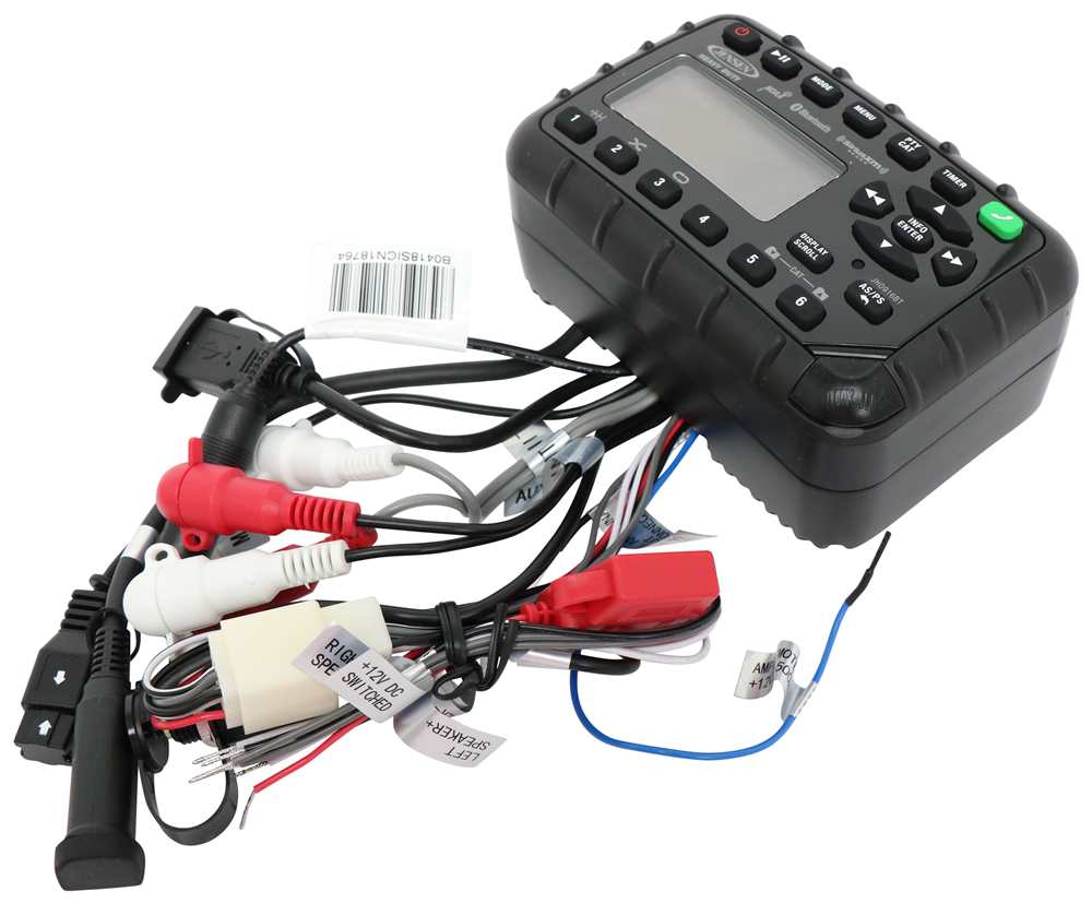 Jensen Heavy Duty Mechless Marine Stereo AUX/USB, Weatherband