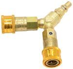 JR Products Quick Disconnect Y Splitter - Male QD x (2) Female QD