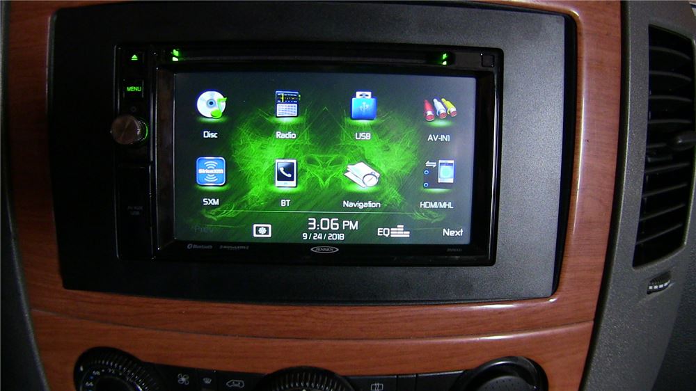 Jensen Touch Screen RV Stereo - Double DIN - AUX/USB, Bluetooth, 3