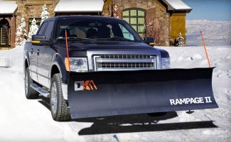 Detail K2 Rampage Elite snow plow outside