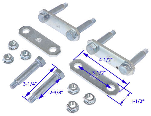 Dexter Single Axle Heavy Duty Suspension Kit - Double Eye
