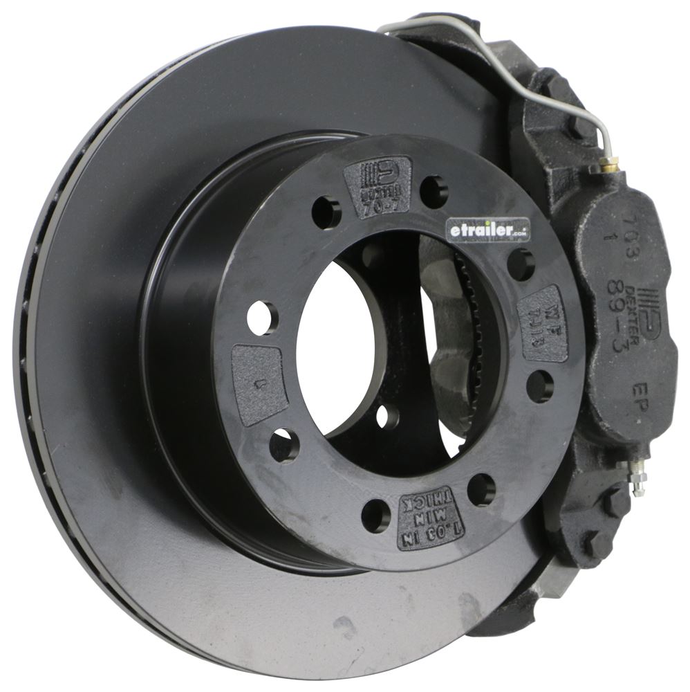 Dexter Disc Brake Kit - 12-1/4" Rotor - 8 on 6-1/2 - E-Coat - 8,000 lbs ...