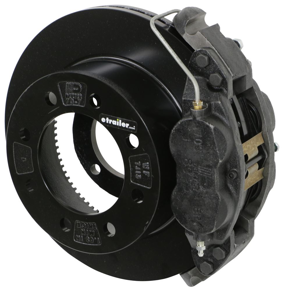 Dexter Disc Brake Kit - 12-1/4" Hub/Rotor - 8 on 6-1/2 - E-Coat - 8K 8k Trailer Axles With Disc Brakes