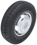 Kenda Karrier KR53 ST235/75R16 Radial Tire with 16" Dual Steel Silver Wheel - 8 on 6-1/2