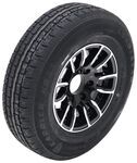 Kenda Karrier KR35 ST225/75R15 LR E Radial Trailer Tire w/ 15" Aluminum AM06 Wheel - 6 on 5-1/2