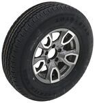 Kenda Karrier KR35 ST215/75R14 Radial Trailer Tire w/ 14" Gunmetal Aluminum Wheel - 5 on 4-1/2