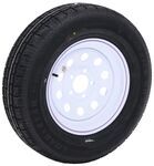 Kenda Karrier KR53 ST205/75R15 Radial Trailer Tire with 15" White Mod Wheel - 5 on 4-1/2