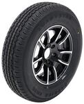Kenda Karrier KR35 ST205/75R15 Radial Trailer Tire with 15" Aluminum AM06 Wheel - 5 on 4-1/2
