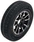Kenda Karrier KR53 ST175/80R13 Radial Trailer Tire with 13" Aluminum AM06 Wheel - 5 on 4-1/2