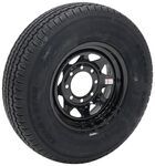 Kenda Karrier ST235/80R16 Radial Trailer Tire with 16" Black Spoke Wheel - 8 on 6-1/2 - LR E