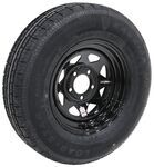Kenda Karrier KR53 ST205/75R14 Radial Trailer Tire w/ 14" Black Spoke Wheel - 5 on 4-1/2