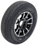 Kenda Karrier KR35 ST175/80R13 Radial Trailer Tire with 13" Aluminum AM06 Wheel - 5 on 4-1/2