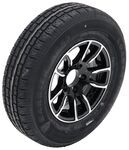 Kenda Karrier KR53 ST205/75R14 Radial Trailer Tire with 14" Aluminum AM06 Wheel - 5 on 4-1/2