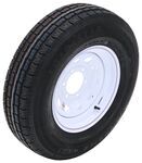 Kenda Karrier KR53 ST225/75R15 Radial Trailer Tire with 15" White Mod Wheel - 6 on 5-1/2