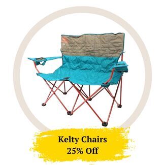 Kelty Chairs 25% Off