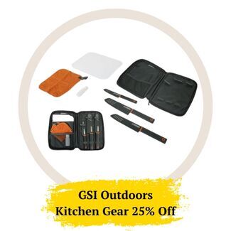 GSI Outdoors Kitchen Gear 25% Off