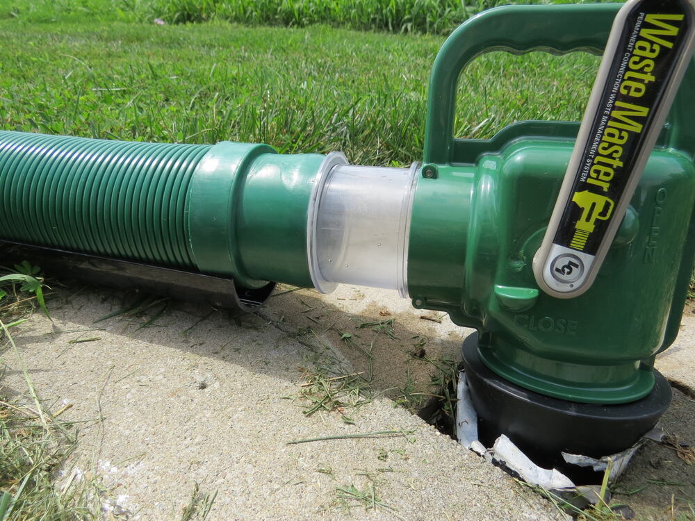 Waste Master RV Sewer Hose w/ Camlock Fittings, Nozzle, and Endcap - 20