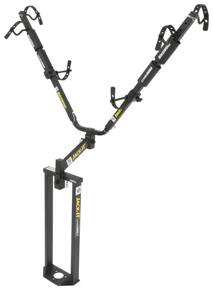 Jack-It 2 Bike Rack for A-Frame Trailers Lippert Components RV and Jack It Bike Rack For Travel Trailer